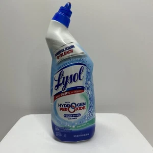LYSOL Brand Toilet Bowl Cleaner with Hydrogen Peroxide Cool Spring Breeze 24 oz - Picture 1 of 3