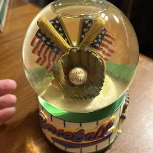San FRANCISCO Music Box Baseball Snow Globe "Take Me Out To The Ballgame" -Works - Picture 1 of 14