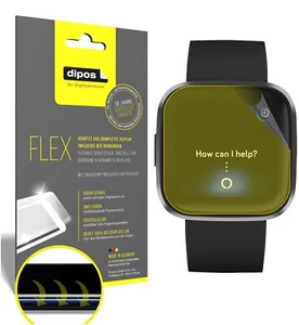 3x Pantalla para FitBit Versa 2 Protector, cobertura 100%, láminas protectoras - Imagen 1 de 5