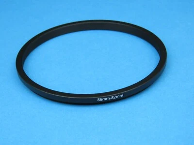 86mm to 82mm Stepping Step Down Ring Camera Filter Adapter Ring 86mm-82mm - Image 1 of 2