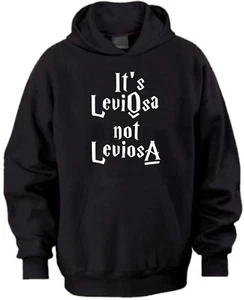 ITS LEVIOSA NOT LEVIOSA SPELL HARRY POTTER XMAS GIFT BIRTHDAY KIDS HOODIE - Picture 1 of 1
