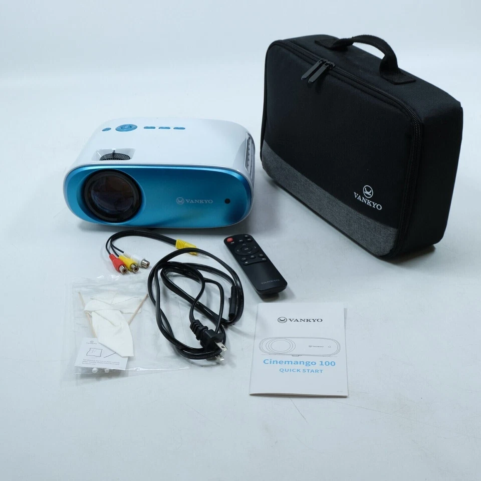 VANKYO Cinemango 100 Portable video Projector Blue and White - Image 1 of 1