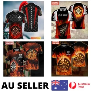 Darts Shirt Team Uniform In Darts We Trust Coloured Custom Name - AU Stock - Picture 1 of 17