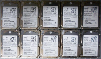 Seagate 600GB 10.4K SAS, 9PP066-041, ST9600104SS LSI 45904 2.5" HDD (LOT OF 10) - Image 1 of 4
