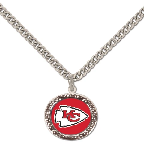 Kansas City Chiefs Wincraft NFL Necklace With  Charm FREE SHIP Cover