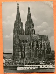 Germania Colonia Vista della Cattedrale, cartolina fotografica reale circa 1970 - Foto 1 di 3