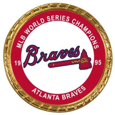 Moeda tributo Atlanta Braves 1995 MLB World Series Champion - Imagem 1 de 3