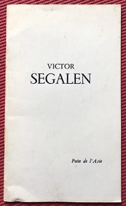 VICTOR SEGALEN poète de l'Asie (catalogue d’exposition - Galerie Palmes 1950) - Picture 1 of 8