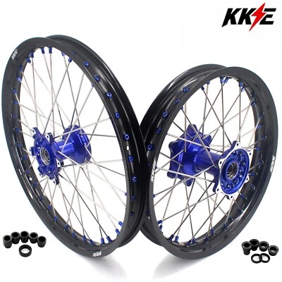 KKE 21/19 Cast Wheels for Yamaha YZ125 YZ250 1999-25 YZ250F YZ450F 03-2025 Rims - Image 1 of 4