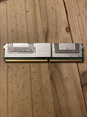 HYNIX 512MB 1Rx8 PC2-5300F-555-11 ECC Fb-dimm P/N: HYMP564F72CP8D3 - Image 1 of 4