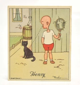1930 SJ. CARTA TABACCO WIX AND SONS HENRY GATTO E RACCHETTA - Foto 1 di 2