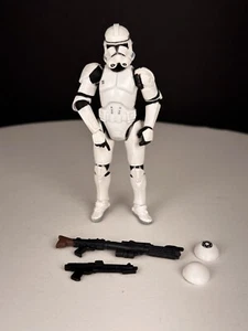 Star Wars Hasbro REVENGE OF THE SITH #6 CLONE TROOPER (QUICK DRAW ATTACK) - Picture 1 of 2