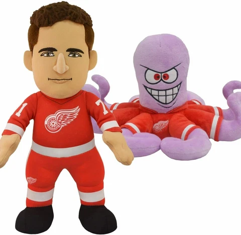 Detroit Red Wings Bleacher Bundle: Rally Al & Dylan Larkin 10" Plush Figures Cover