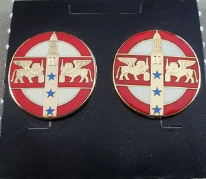 Distintivo stemma stemma 22° gruppo di supporto esercito americano - nuova coppia - Foto 1 di 1