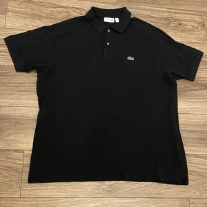 Lacoste Polo Black Classic Fit 4XL Men’s Preppy Athleasure - Picture 1 of 6