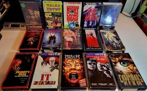 Horror VHS Movie Lot |15ct| Pumpkinhead | Spit On Your Grave |Pre🎃halloween Lot - Bild 1 von 20