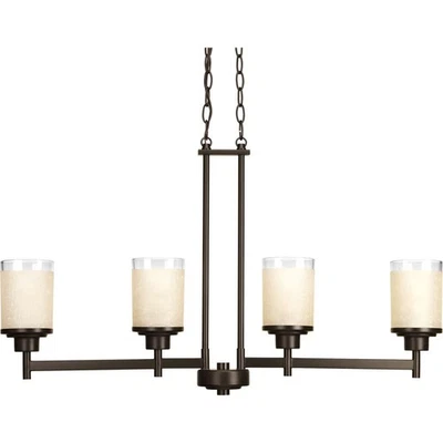 Progress Lighting P4619 Bronze Alexa 4-Light 34"W Chandelier - Image 1 of 4