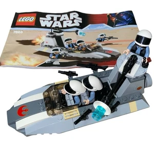 LEGO Star Wars Rebel Scout Speeder (7668) Incl. Manuale 3 minifig quasi completo - Foto 1 di 4