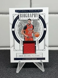 2023-24 National Treasures Biography Materials Anthony Davis /99 #BGM-DAV - Picture 1 of 3