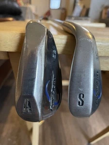 Pure Spin Diamond Face Wedge Set Men's RH Gap 52 Degree and Sand 56 Degree - Picture 1 of 6