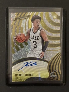2023-24 Panini Revolution Keyonte George #RA-KGJ RC Rookie Autographs Auto Jazz - Picture 1 of 2