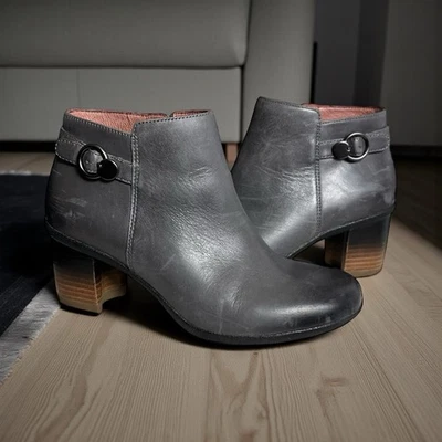 Dansko Perry Women Sz 37 US 6.5-7 SAnkle Boots Grey Burnished Comfort Casual - Image 1 of 4