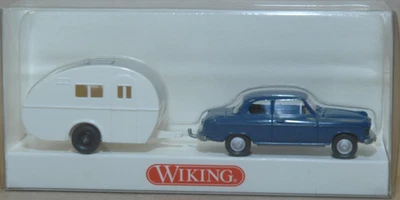 Wiking 089401 Borgward Con Carrello HO 1:87 NUOVO - Immagine 1 di 2