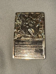 Pokémon 1999 23k Gold Plated Metal Trading Card Burger King Promo - JigglyPuff - Picture 1 of 4