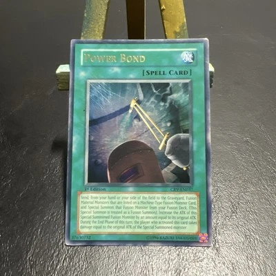 YuGiOh Power Bond - CRV-EN037 - Ultra Rare - 1st Edition Moderately Played - Image 1 of 2