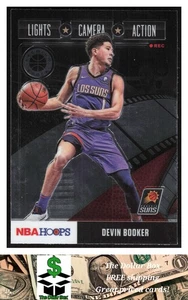 2019-20 Hoops Premium Stock Lights Camera Action #25 Devin Booker - Phoenix Suns - Picture 1 of 2