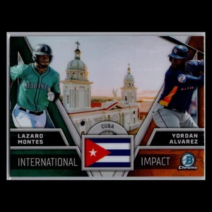 2024 Bowman Chrome - #II-14 Yordan Alvarez Lazaro Montes International Impact - Picture 1 of 2