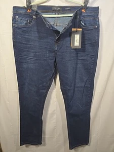 Kenneth Cole Stretch Tapered Fit Blue Jeans SZ: 46 X 32 NWT KUXI40DGLVDG - Picture 1 of 5