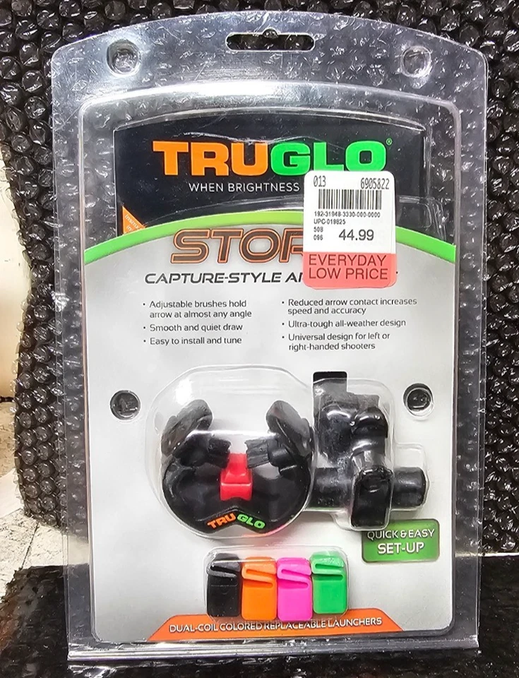 Truglo Storm Capture Arrow Rest Black Ambidextrous TG620B - Image 1 of 3