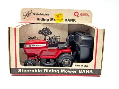 1/16 Quality Farm and Fleet Riding Lawn Mower With Bagger - Image 1 of 3