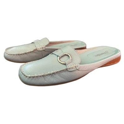 St. John’s Bay Blue Leather Flex Form Slip On Mule Slide Size 7 - Image 1 of 4