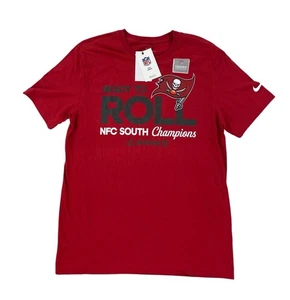 NUOVA maglietta Nike Tampa Bay Buccaneers Ready To Roll NFC South Champions rossa da uomo - Foto 1 di 8