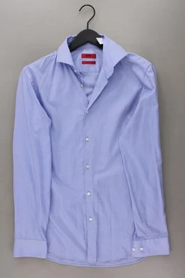 ✅ Hugo Boss camicetta per uomo taglia Hemdgröße 40, M, 50 blu di cotone ✅ - Immagine 1 di 4