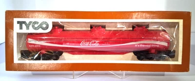Coche cisterna vintage Tyco escala HO cartelera publicidad 62' Coca Cola triple cúpula Foto 1 de 2
