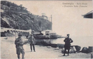 VENTIMIGLIA - IMPERIA - BALZI ROSSI E FRONTIERA ITALO-FRANCESE -99784- - Picture 1 of 1