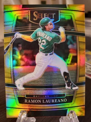 Ramon Laureano #7/10 Gold Prizm 2022 Select SP #39 Oakland A's - Image 1 of 3