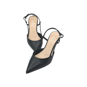 Nine West Damen-Slingback-Pump schwarz Rowen Größe 8,5 schicker Pfennigabsatz - Bild 1 von 7