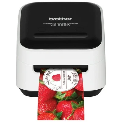 Brother VC-500W Versatile Compact Color Label and Photo Printer with extras - Image 1 of 4