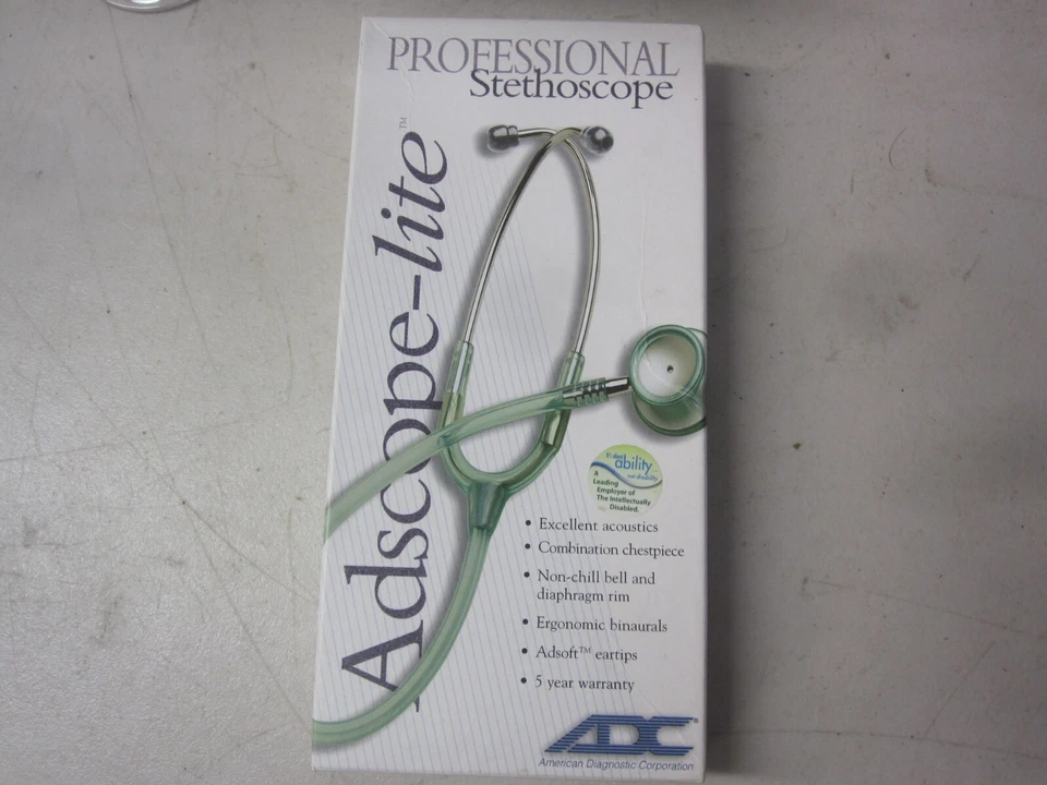 Estetoscopio clínico ultraligero ADC Adscope Lite modelo 609 31" Foto 1 de 4