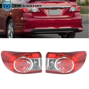 For Toyota Corolla 11 12 13 Left&Right Side Outer Tail Lights Brake Lamps Pair - Picture 1 of 8