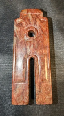 Raro sello y colgante de sello de 3 vías de piedra dura roja de la dinastía Ming Foto 1 de 4