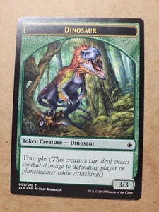 Dinosaur Token Ixalan 5/10 MTG Magic LP English Green BULK DISCOUNT - Picture 1 of 1