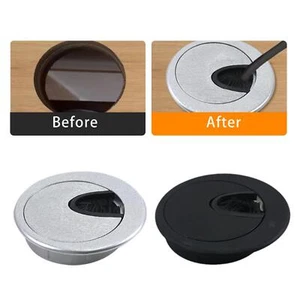 Desk Grommet Office and Home Desktop Grommet Desktop Cord Hole Plug Cover - Picture 1 of 16