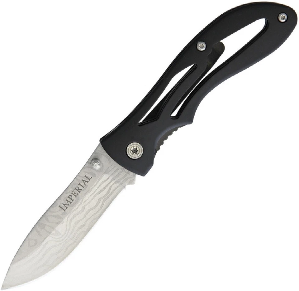 Schrade Imperial Linerlock Skeletonized Folding Pocket Knife - NEW