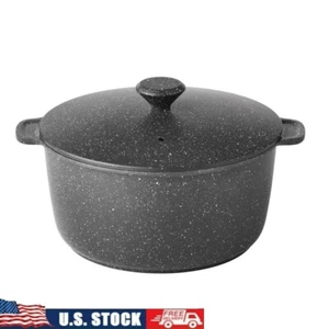 Nonstick Cast Aluminum Dutch Oven 5qt Durable Versatile Kitchen Cookware New - Picture 1 of 7