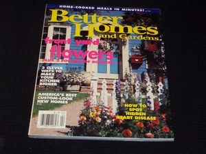 1995 APRIL BETTER HOMES & GARDENS MAGAZINE - FRONT YARD FLOWERS COVER - E 2638 - Picture 1 of 2